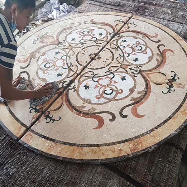 mẫu nền nhà dá marble hoa văn đep
